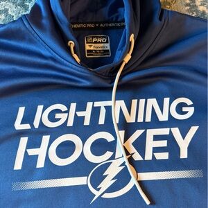 Fanatics Blue Lightning Hockey Pro Authentic great condition. XL